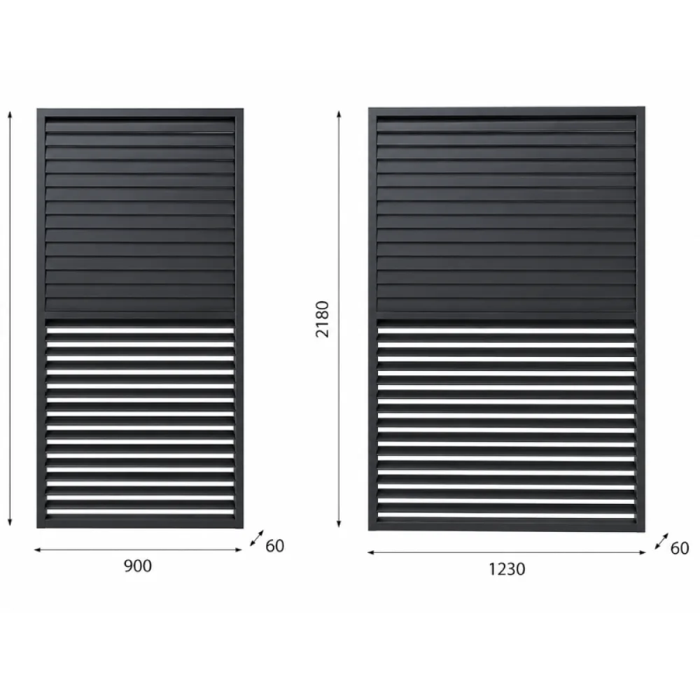 XIMAX Shade reguleeritav lamellsein pergolale