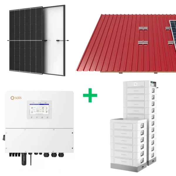Solis, Trina, Dyness 12 kW päikeseelektrijaam + 15 kWh energiasalvesti