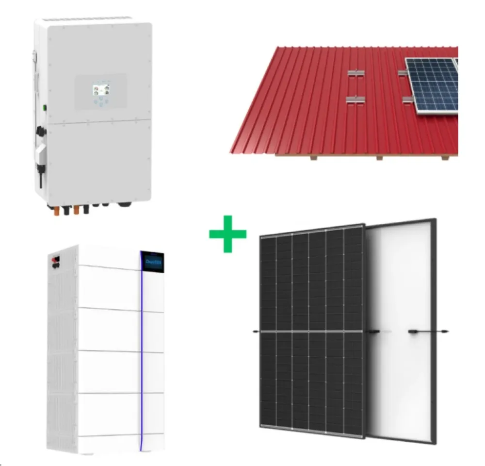 10 kW päikeseelektrijaama komplekt + 16 kWh akupank, Deye, Trina